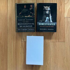 Three cool hardcover books about scientific topics